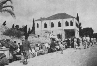 Refugees escorted from Ramla during Operation Danny