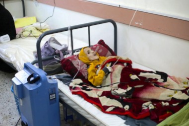Yazan Kafarneh on his hospital bed in Rafah, southern Gaza, on Sunday. By Monday, he was dead. Credit Hatem Ali Associated Press